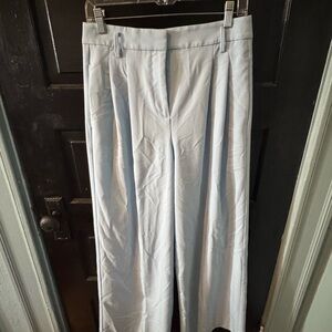 Ann Taylor Pale Blue Wide Leg Dress Pants